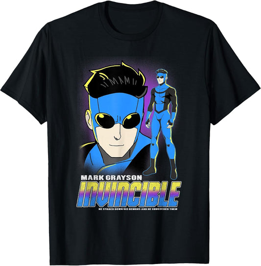 Invincible Mark Grayson Blue Suit Showcase Distressed