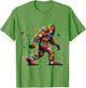 Floral Bigfoot Colorful Flower Power Hippie Sasquatch Art