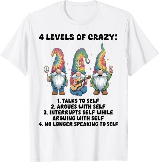 Gnomes 4 Levels of Crazy Talks to Self Argues with Self