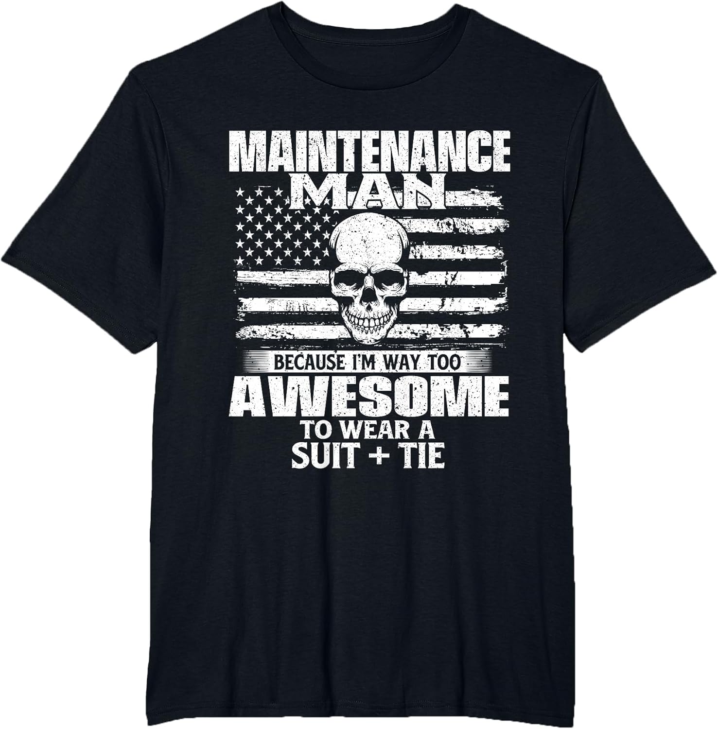 Maintenance Man - USA Flag Repair Worker Repairman Handyman
