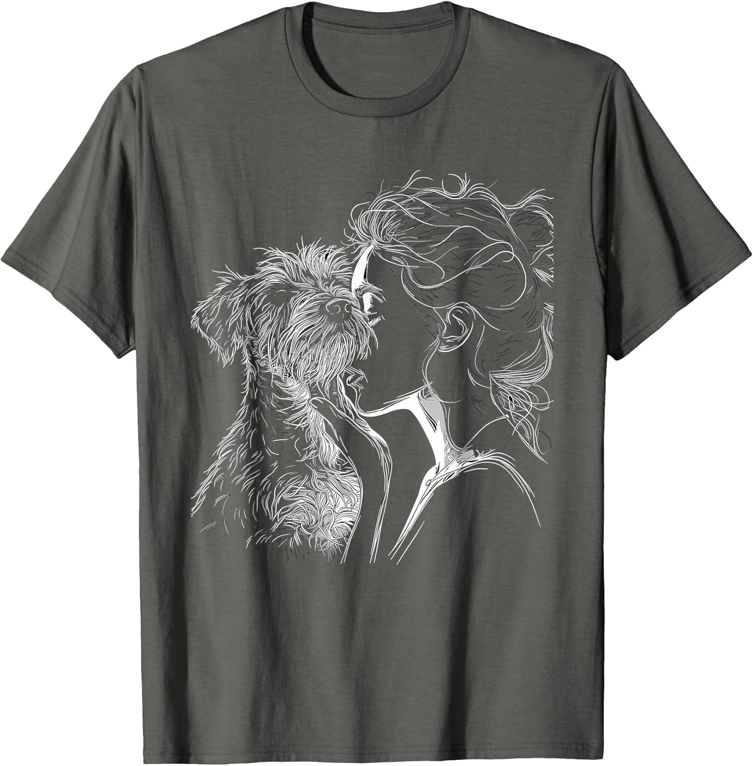 Schnauzer Mom Dog Art Schnauzer Lover Mother's Day