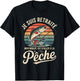 Je suis Retraité Cadeau Pêche Humour Homme Vintage Pêcheur