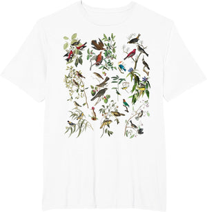Bird Illustration Nature Birding Botanical Vintage Bird Art