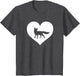 A Cute Purple or Pink Fox , Youth, Dark Heather Grey, Medium
