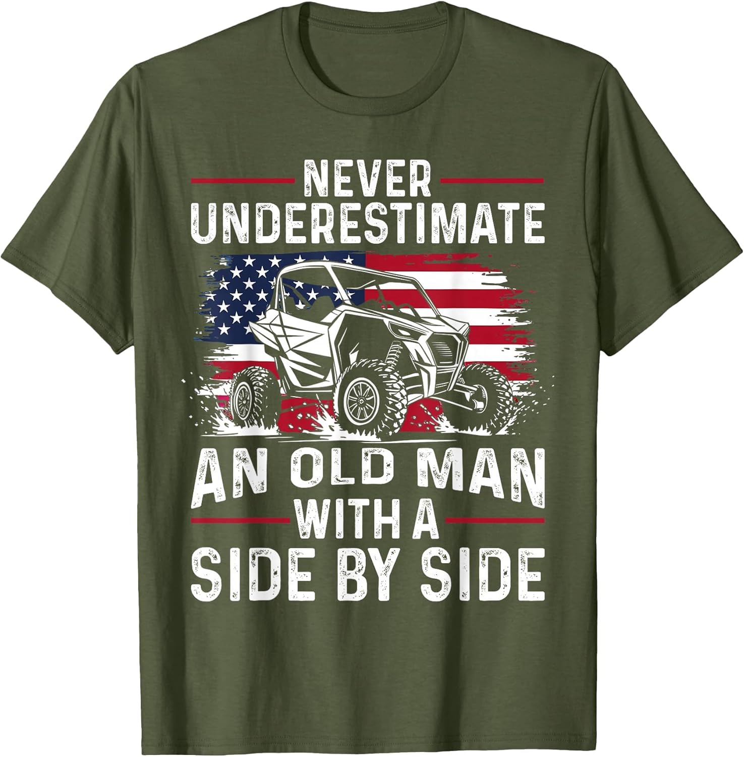 Never Underestimate an Old Man with A Side by Side UTV