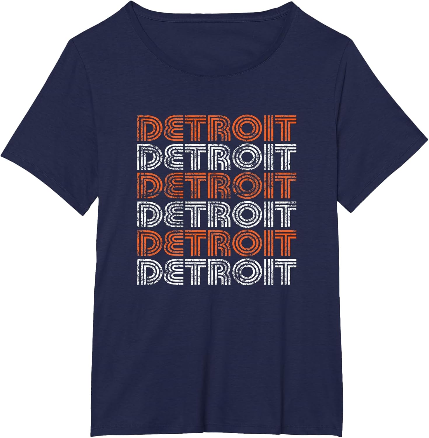 Detroit Michigan Retro Vintage Weathered