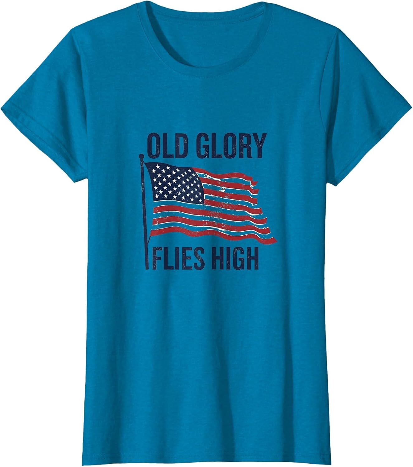 Old Glory Flies High Patriotic Design