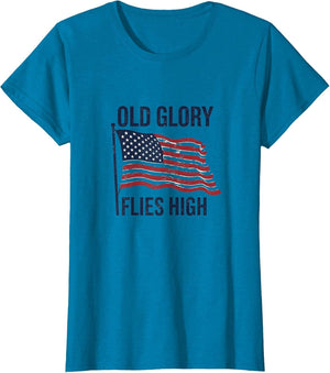 Old Glory Flies High Patriotic Design