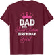 Dad of The Sweet Sixteen Birthday Girl 16th Pink Crown