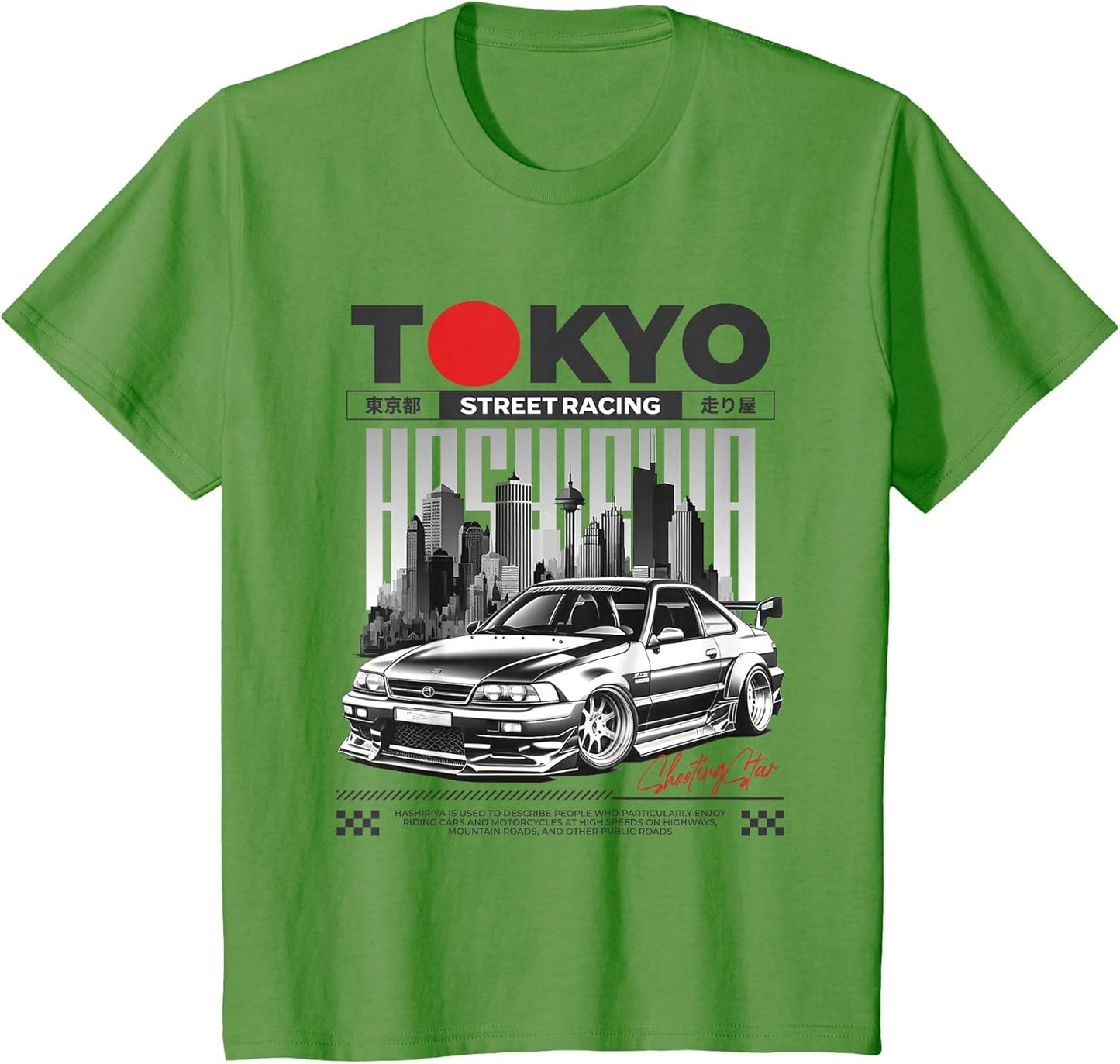 JDM Tokyo Japan Drift Race Car Tuning Retro Vintage Graphic