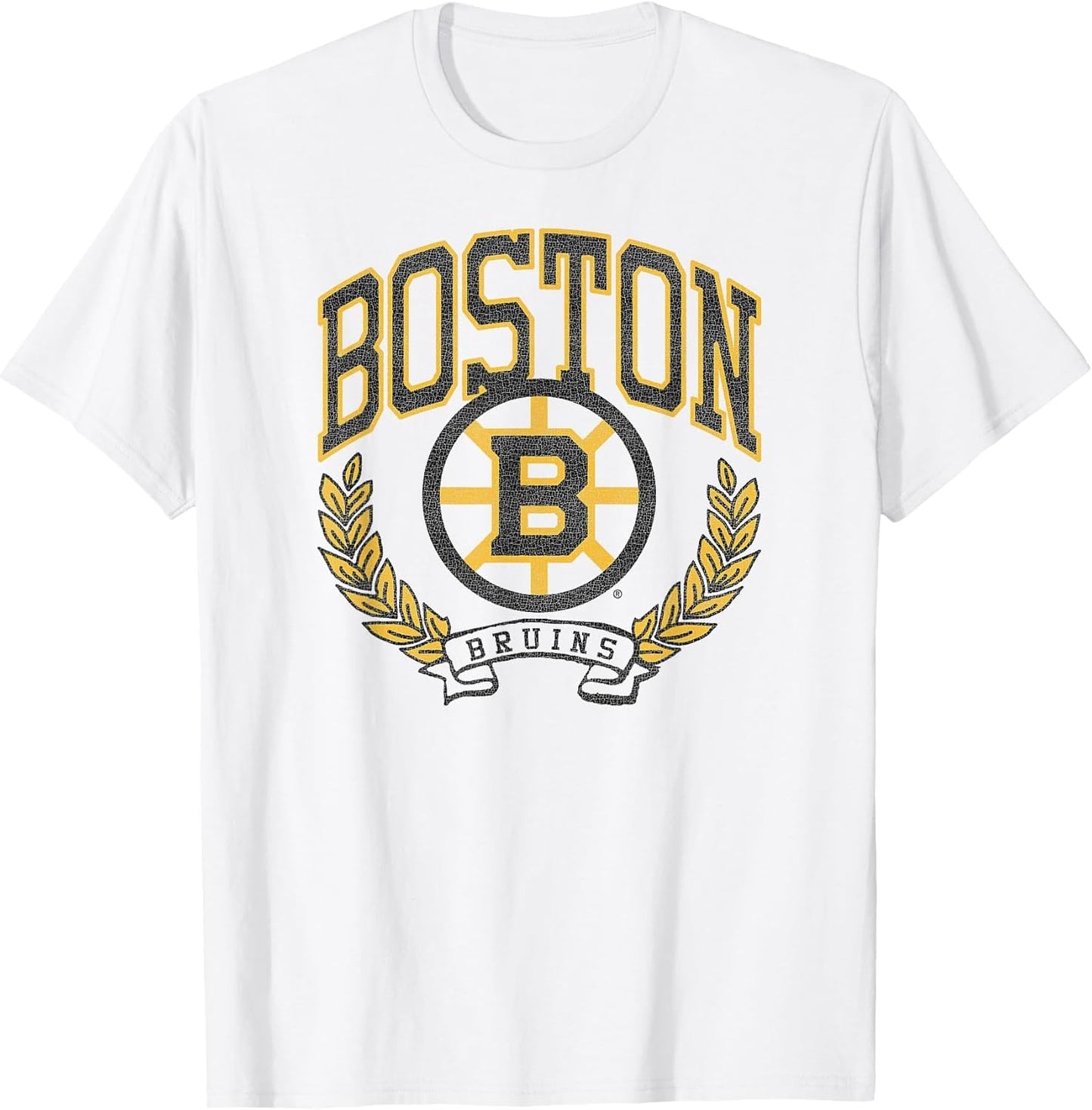 Boston Bruins Vintage Victory White NHL Officially Licensed