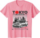 JDM Tokyo Japan Drift Race Car Tuning Retro Vintage Graphic