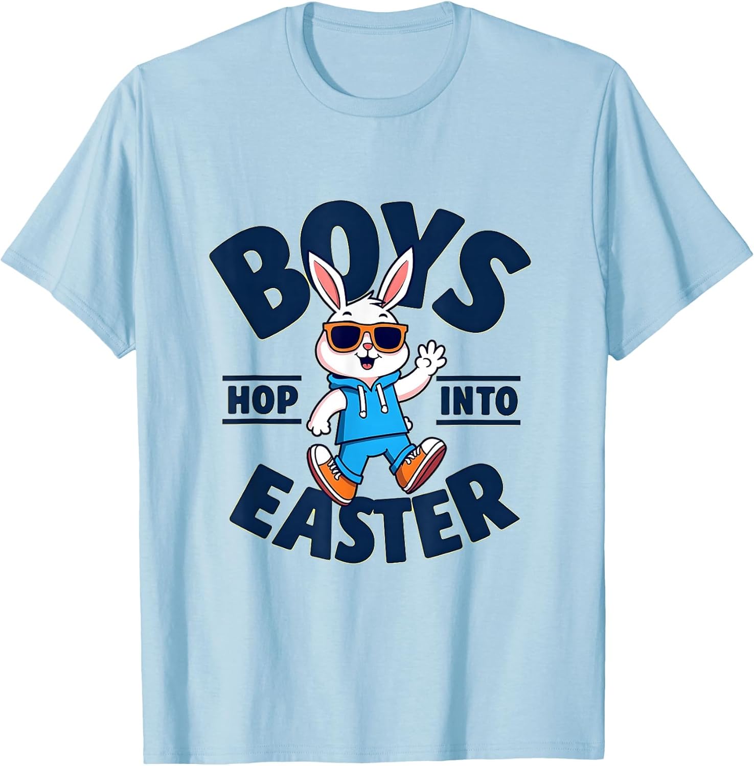 Boys Hop Into Easter Bunny Celebration Design