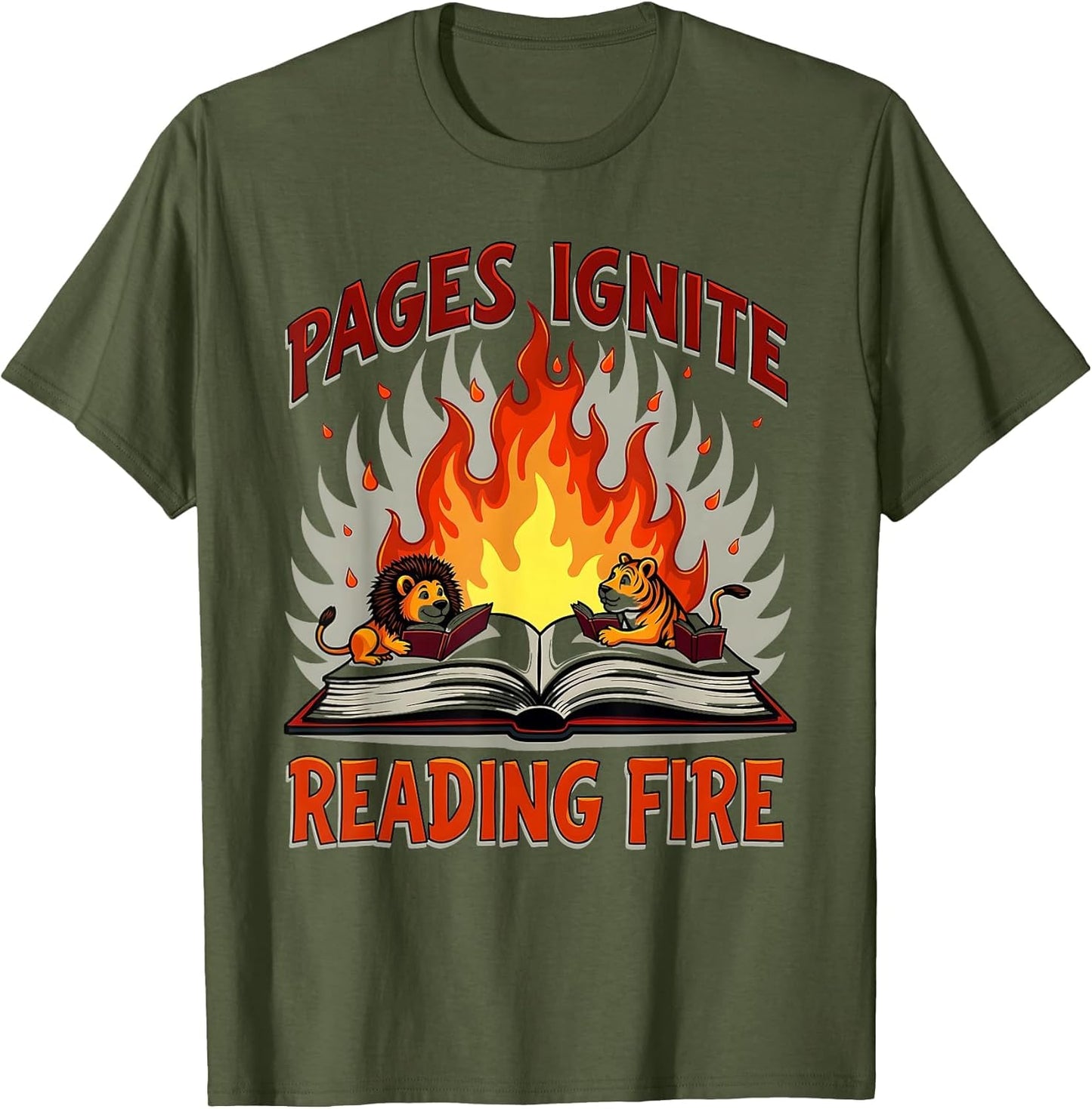Pages Ignite Reading Fire Literary Design
