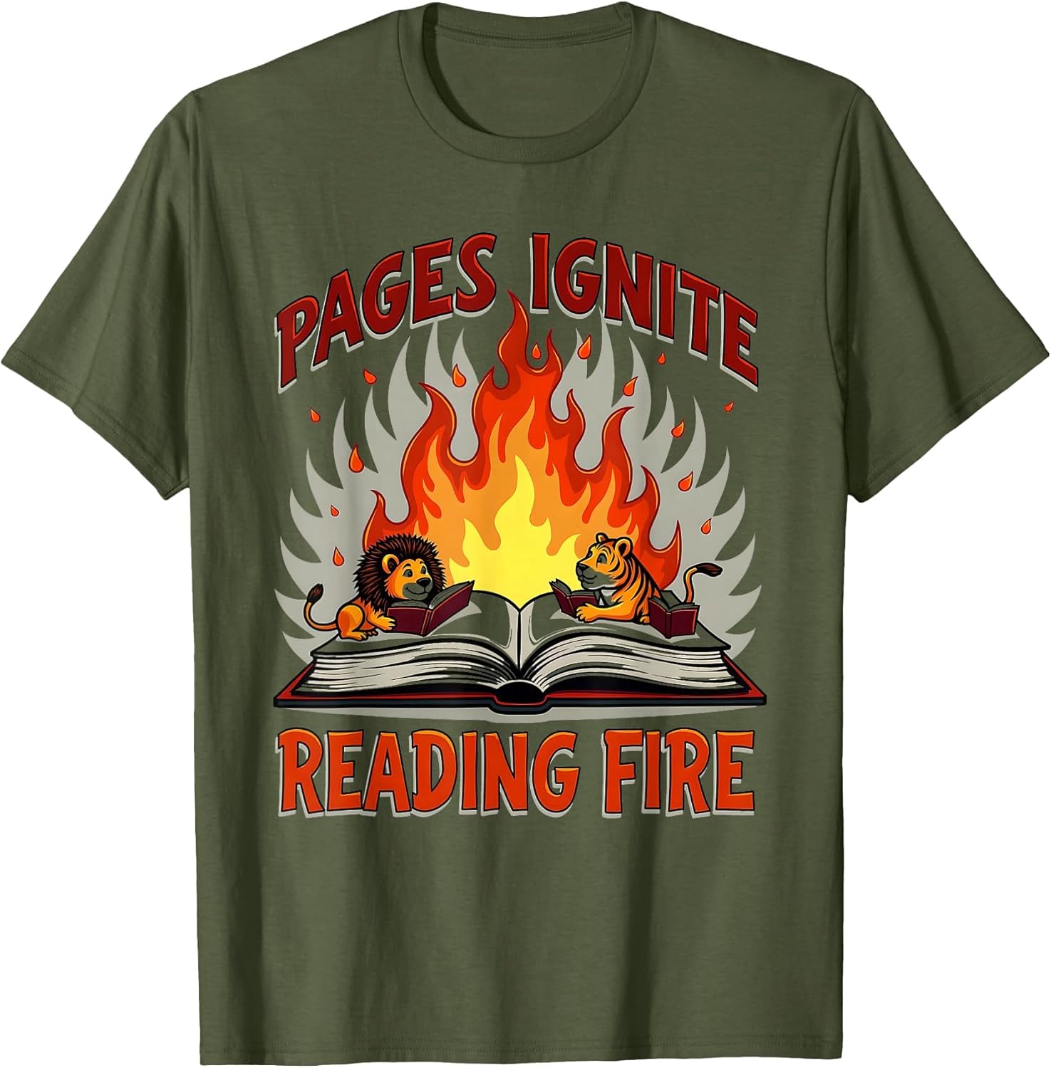 Pages Ignite Reading Fire Literary Design