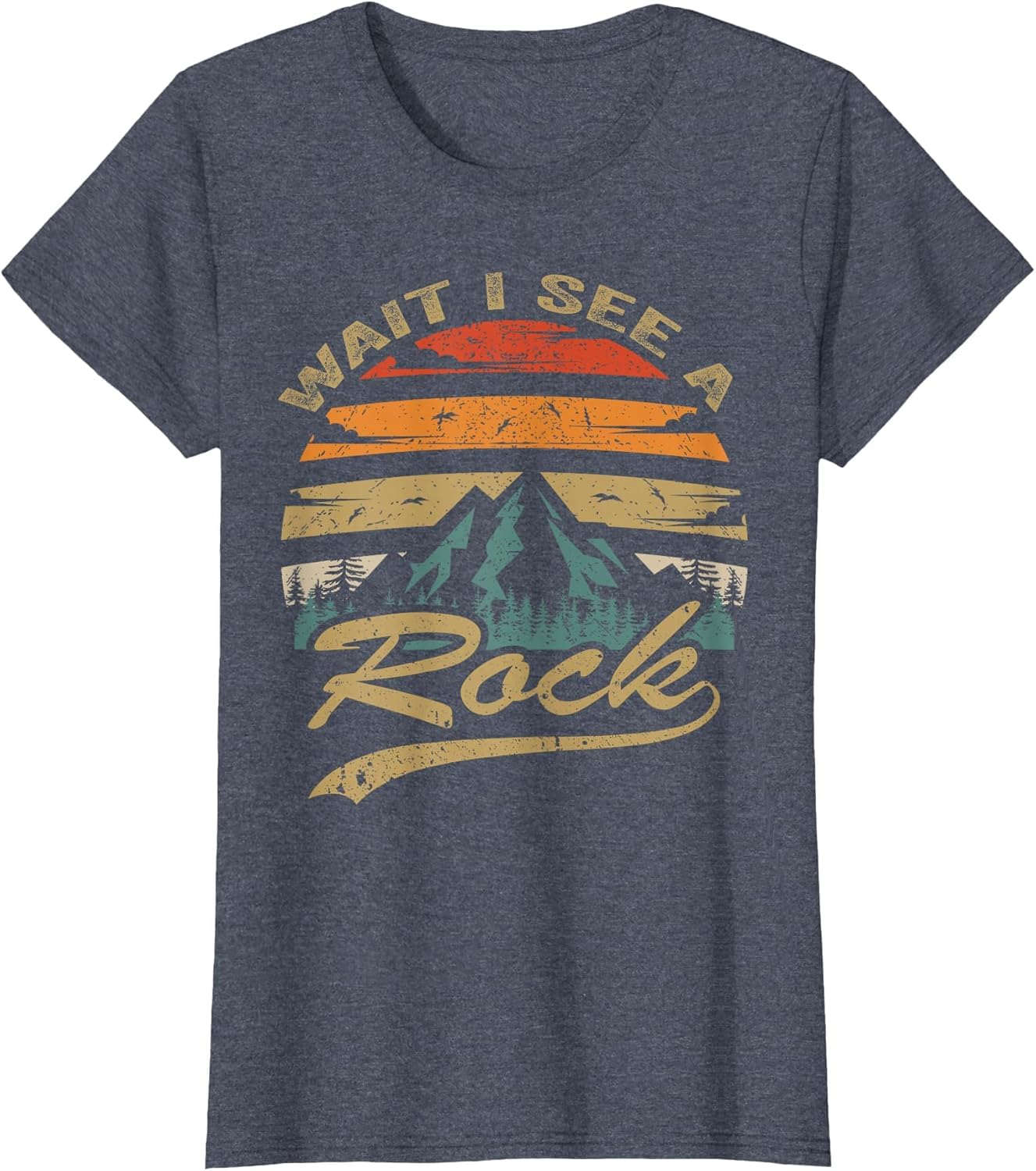 Wait I See A Rock, Retro Vintage Geology