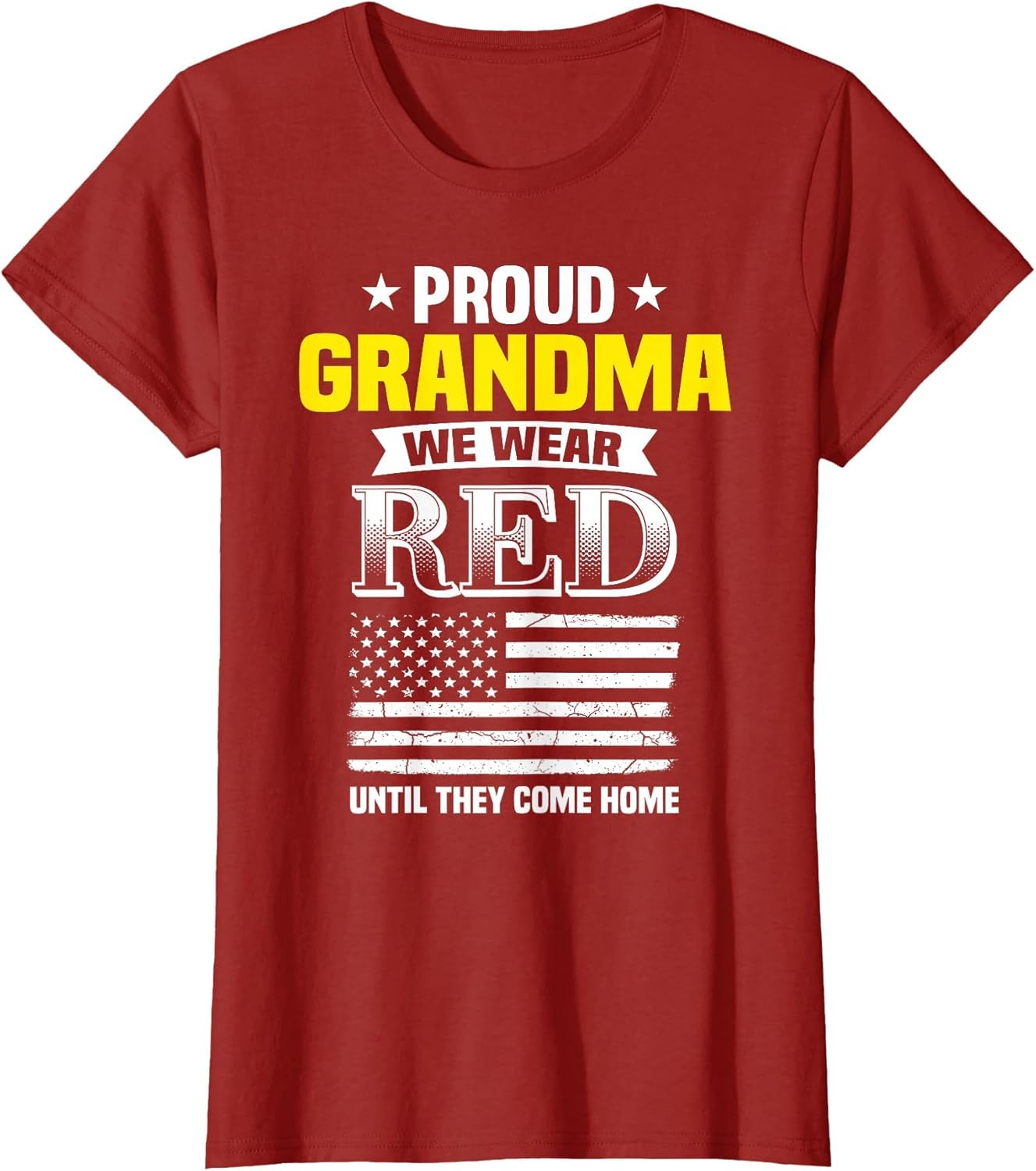Proud Grandma of Deployed Grandson Red Friday Shirt