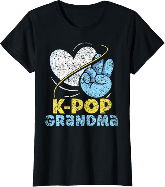 K-POP Grandma Lover Music Korean K-Pop Cute Grandmother