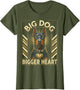 Doberman Big Dog Bigger Heart Graphic Design