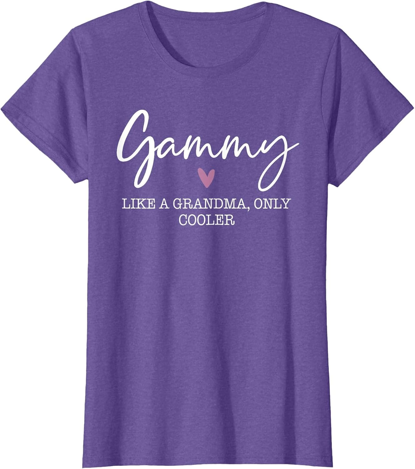 Gammy Like A Grandma Only Cooler Heart Mother's Day Gammy