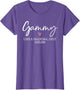 Gammy Like A Grandma Only Cooler Heart Mother's Day Gammy