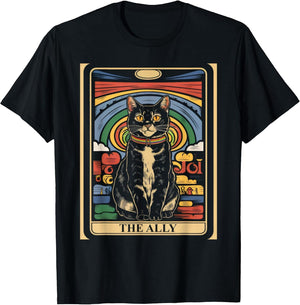 LGBTQ Pride Cat The Ally Tarot Card