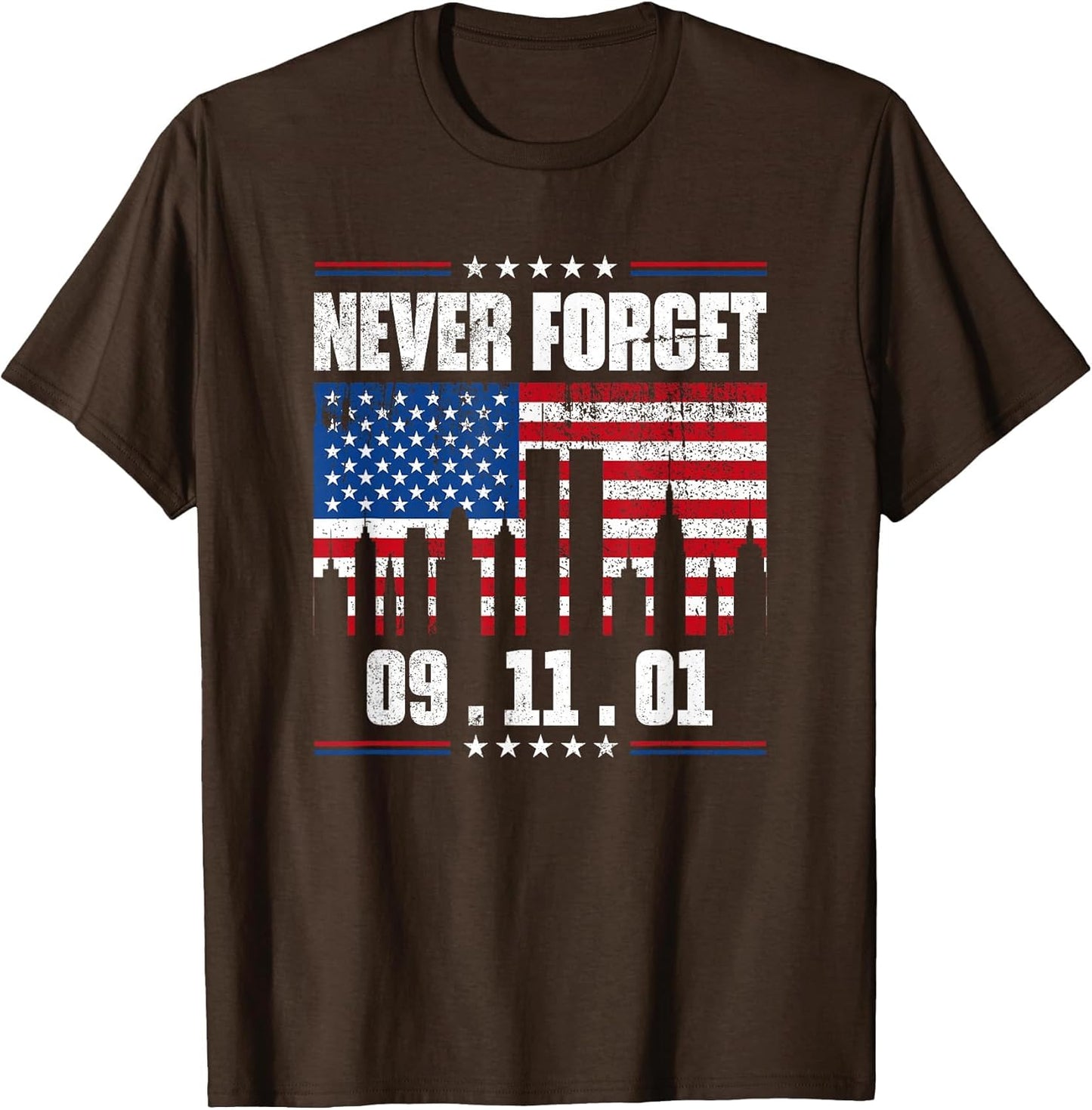 Never Forget September 11 2001 Memorial Day American Flag