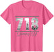 New York City 718 Area Code Skyline Queens NY NYC Vintage