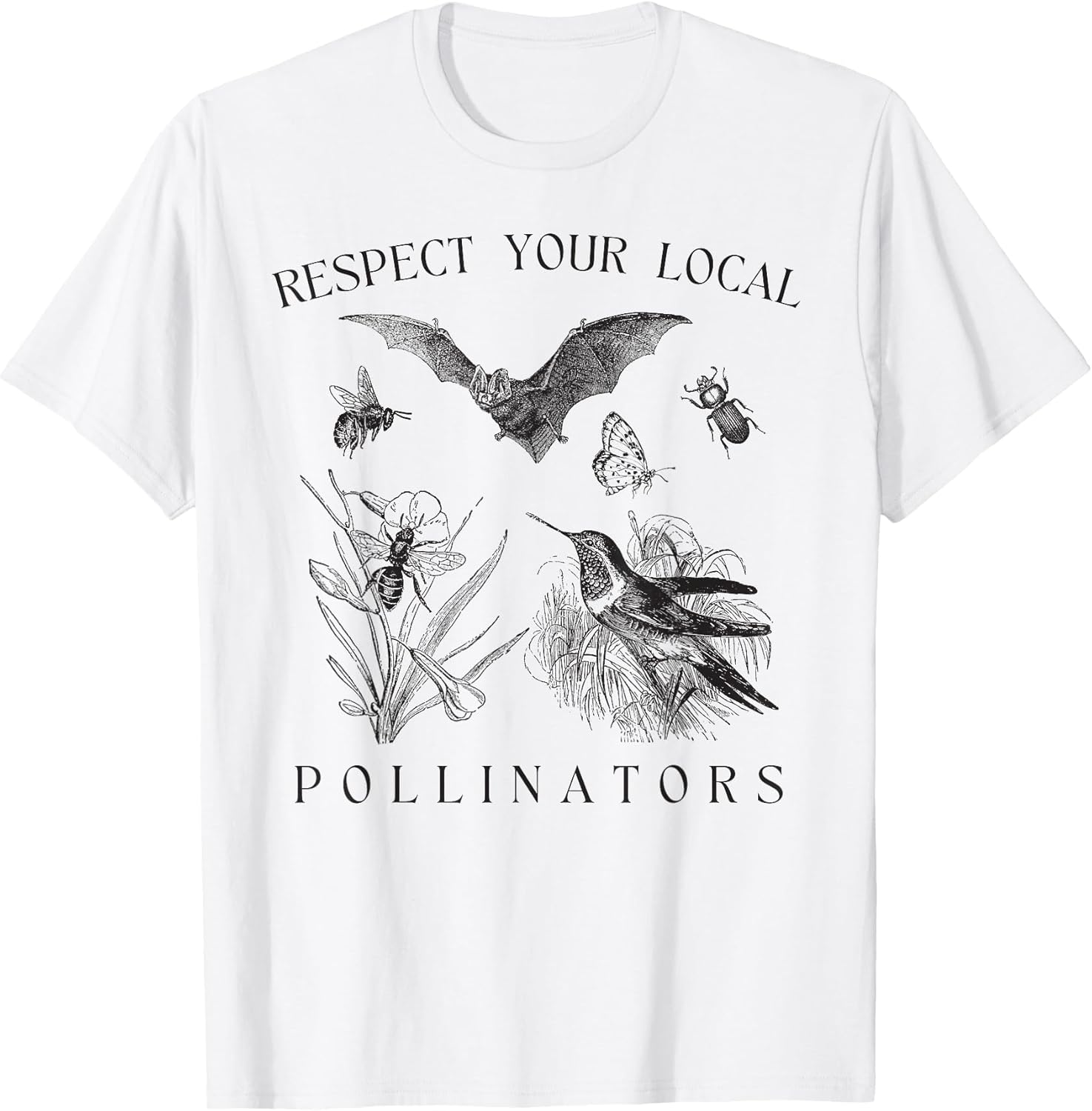 Respect Your Local Pollinators | Vintage Bug Protect Nature