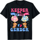 Keeper of The Gender Reveal Cute Bear Balloons Pink Or Blue