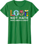 Love Not Hate Make America Great