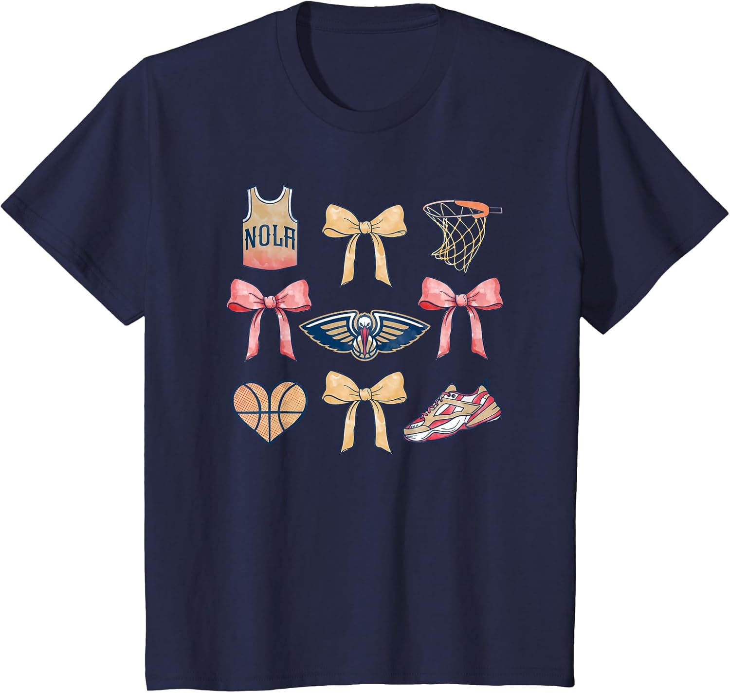 NBA New Orleans Pelicans Bow Grid