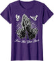 Jesus Has Your Back Prayer Hands Chicano Tattoo Doves Rosary