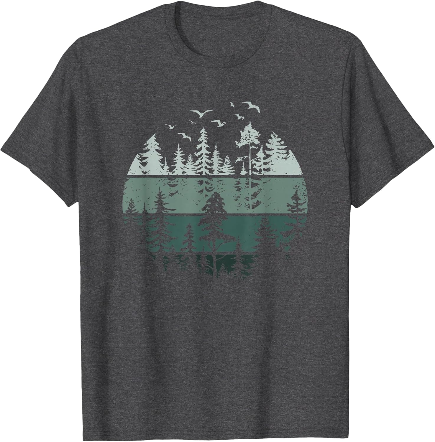 Vintage Forest Trees Wildlife Nature