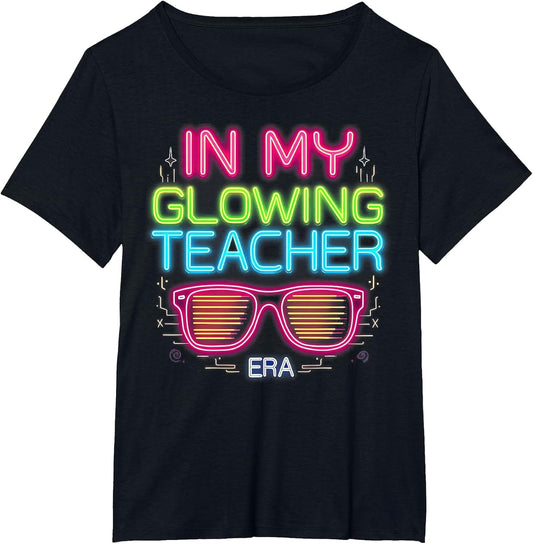 in My Glowing Teacher Era Groovy Colorful Bright