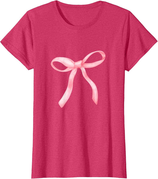 Coquette Bow Simple Pink Cute Girl
