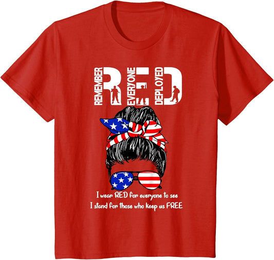On Friday We Wear Red Military Support Troops