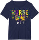 Nurse Mardi Gras Coquette Bow Stethoscope Girls Women