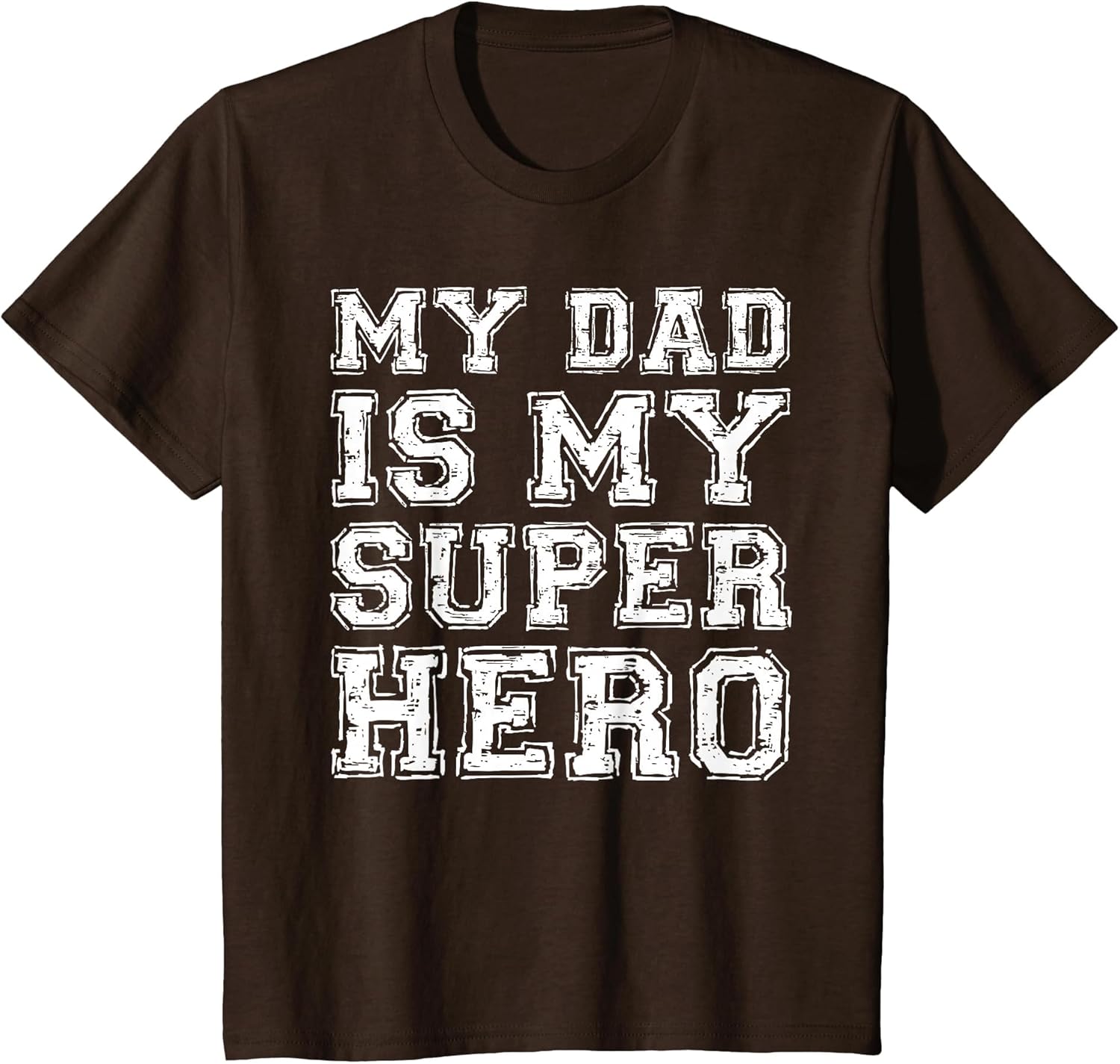 My Dad is My Superhero Shirt Kids Boy Girl Fathers Day