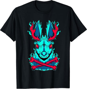 Death Metal Rabbit Scary Evil Goth Gothic Punk Occult Bunny