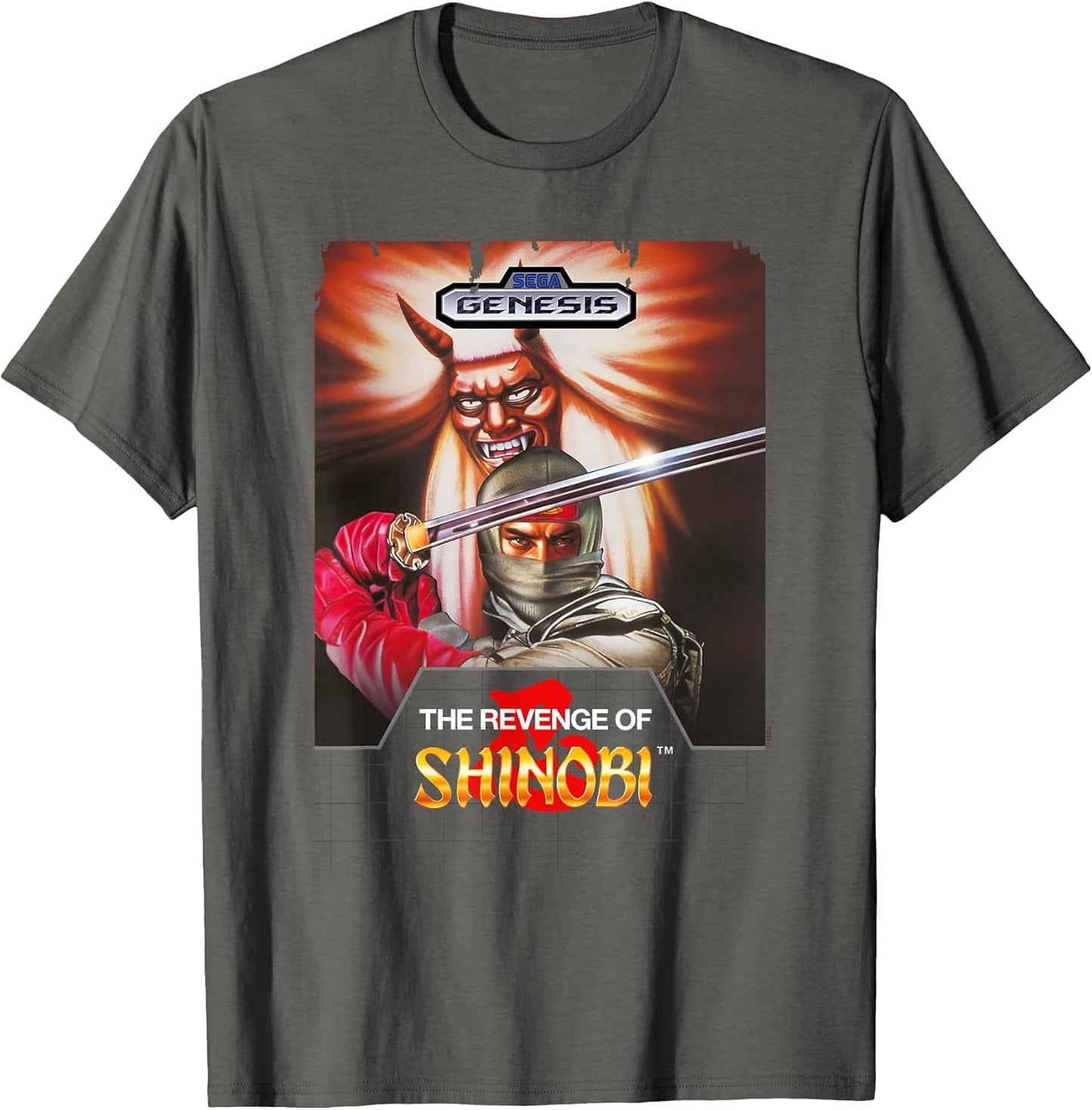 The Revenge of Shinobi Key Art SEGA Genesis Video Game
