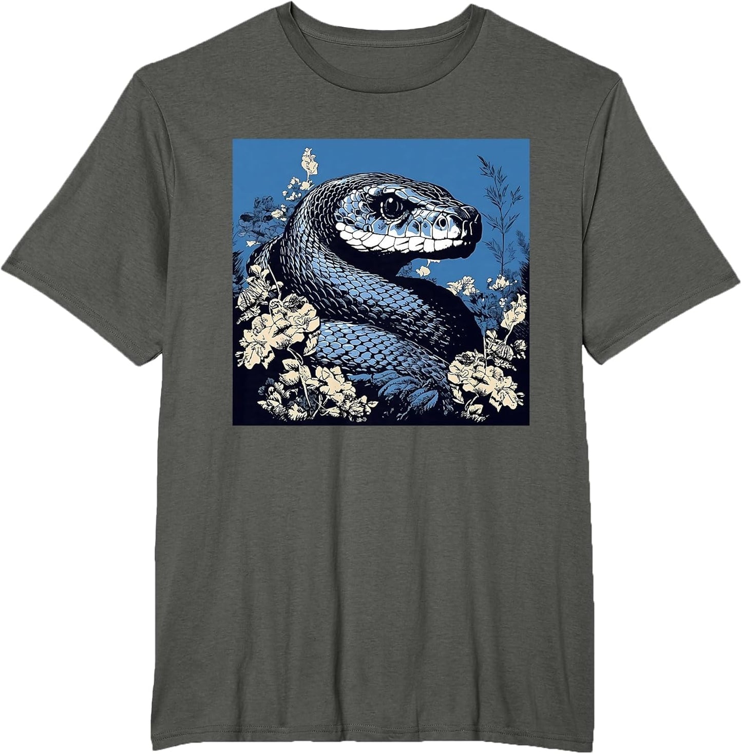 Retro Style Eastern Indigo Snake