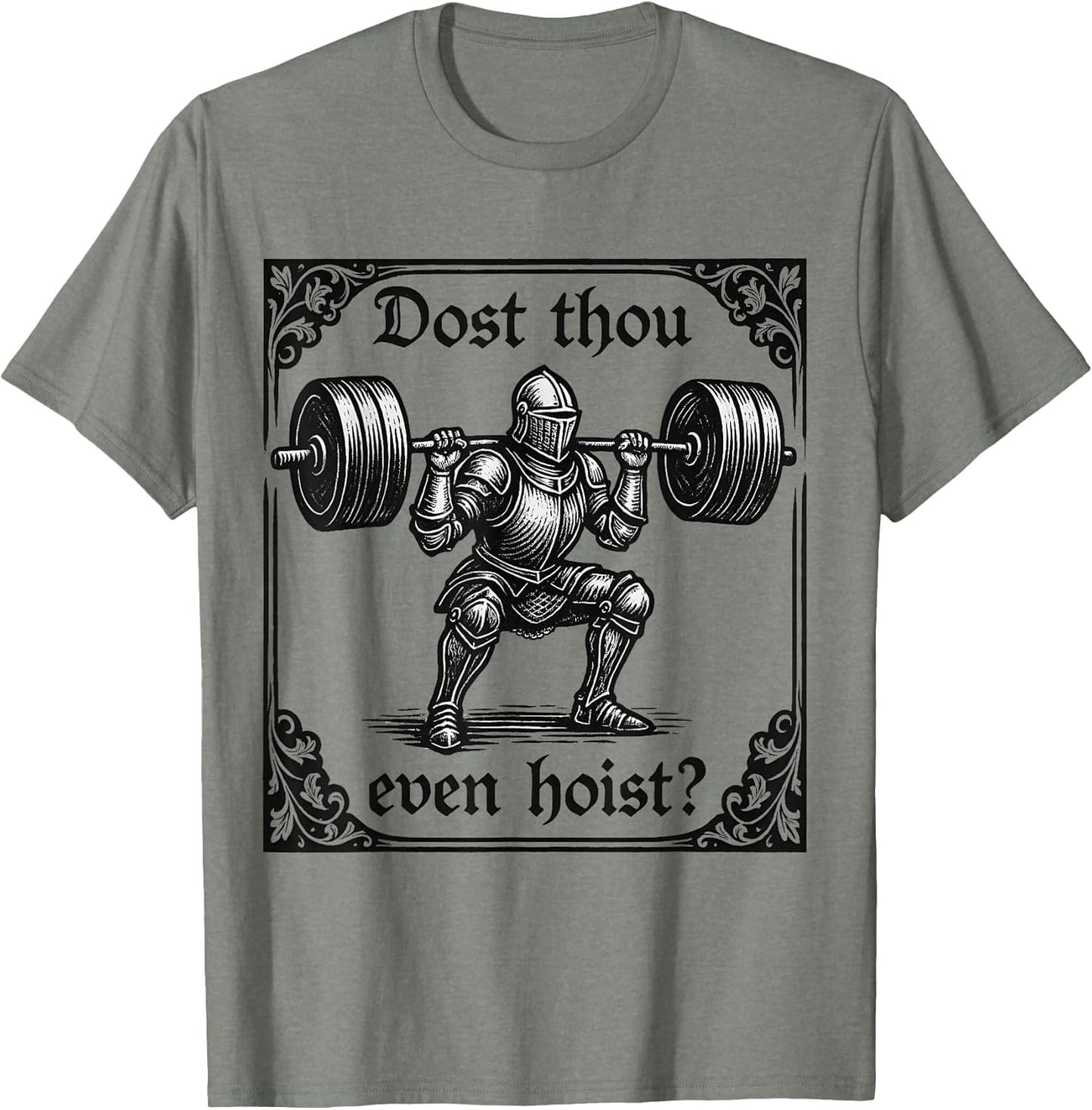 dost Thou Even Hoist Funny Gothic deadlifting Gym Workout