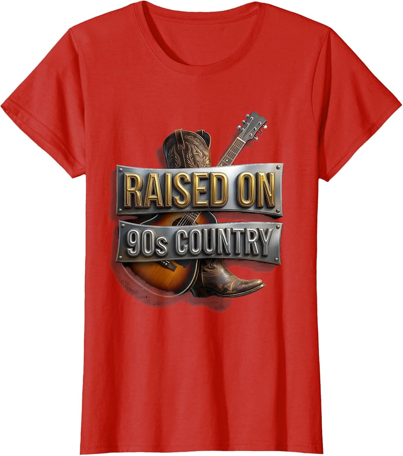 Raised on 90s Country Music Graphic Design