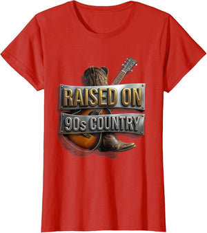 Raised on 90s Country Music Graphic Design