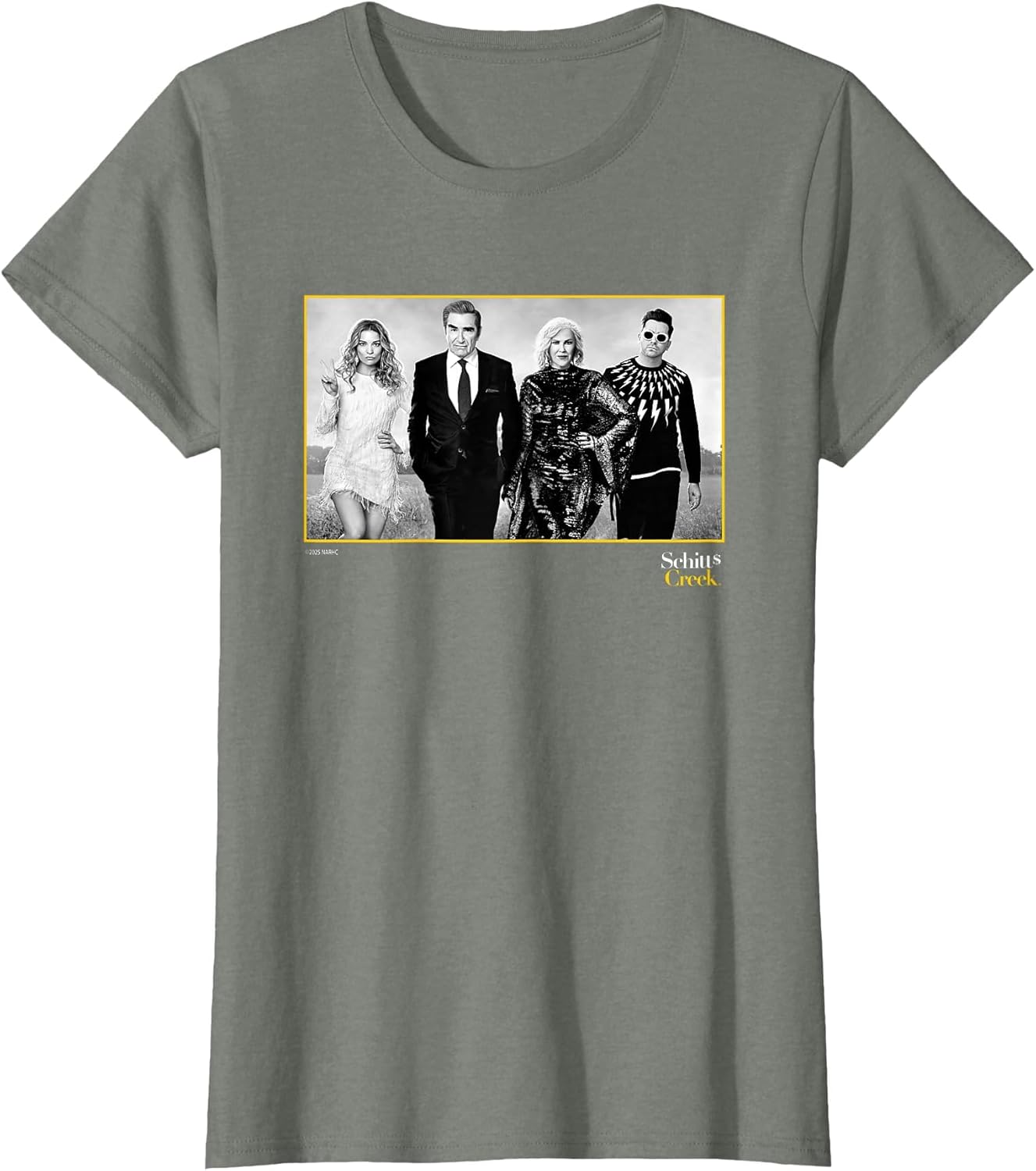 Schitt's Creek Cast Portrait with Alexis Johnny Moira David