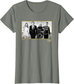 Schitt's Creek Cast Portrait with Alexis Johnny Moira David