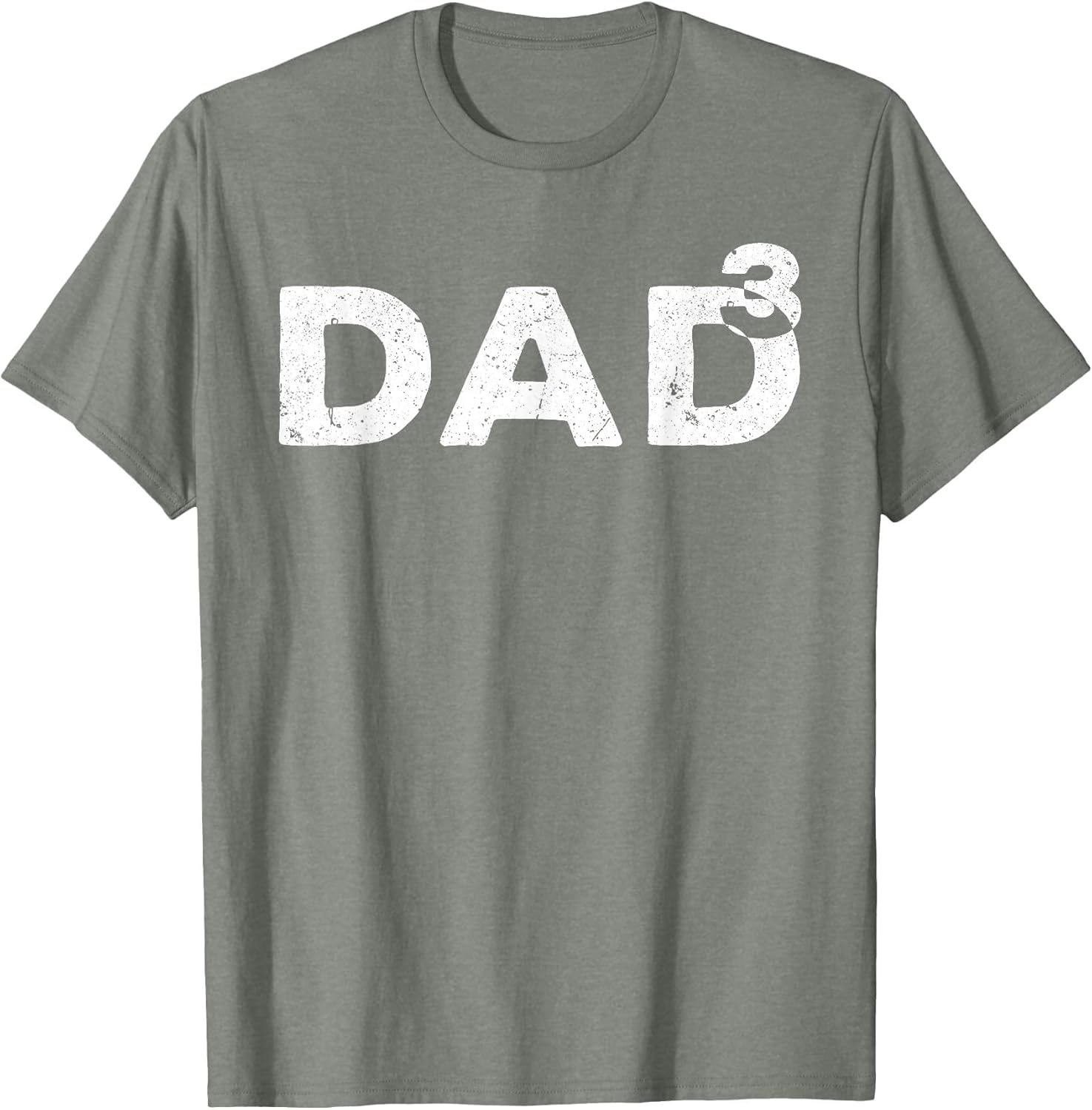 Dad Cubed Shirt Men Dad of Three Fathers Day