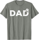 Dad Cubed Shirt Men Dad of Three Fathers Day