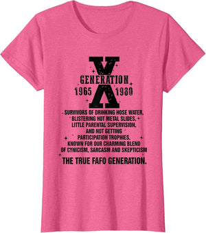 GEN X Generation X 1965 1980 The True Fafo Generation